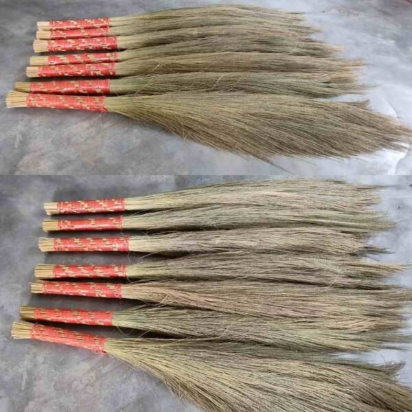 grass broom stick